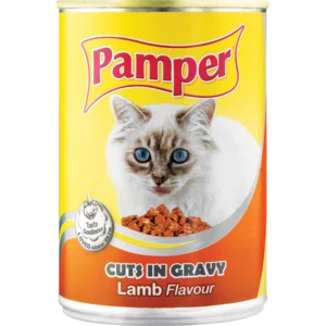 Pamper Lamb Flavoured Cuts in Gravy 385g