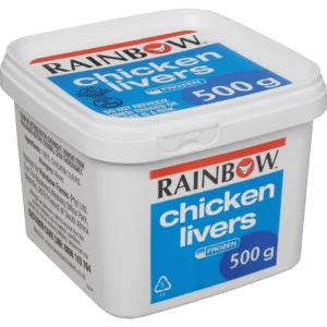 Rainbow Frozen Chicken Livers 500g Rainbow Frozen Chicken Livers 500g