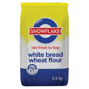 Snowflake White Bread Wheat Flour 2.5kg Snowflake White Bread Wheat Flour 2.5kg
