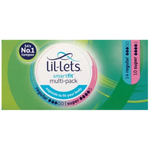 Lil-Lets Smartfit Regular & Super Multi-Pack Tampons 24 Pack
