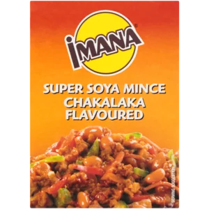 Imana Chakalaka Flavoured Super Soya Mince 200g Imana Chakalaka Flavoured Super Soya Mince 200g
