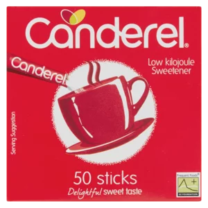 Canderel Low Kilojoule Sweetener Sticks 50 Pack Canderel Low Kilojoule Sweetener Sticks 50 Pack