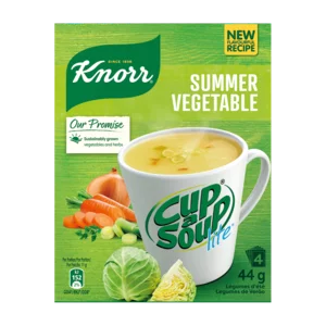 Knorr Cup-A-Soup Lite Summer Vegetable Instant Soup Packets 4x11g Knorr Cup-A-Soup Lite Summer Vegetable Instant Soup Packets 4x11g