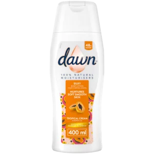 Dawn Tropical Cream & Papaya Oil Silky Body Lotion 400ml