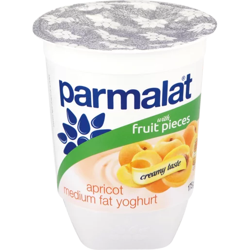 Parmalat Medium Fat Apricot Yoghurt Based Dairy Snack 175g Parmalat Medium Fat Apricot Yoghurt Based Dairy Snack 175g