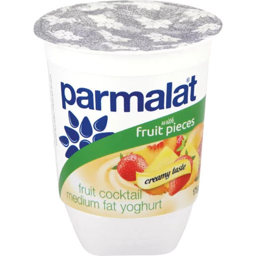 Parmalat Medium Fat Fruit Cocktail Yoghurt 175g Parmalat Medium Fat Fruit Cocktail Yoghurt 175g