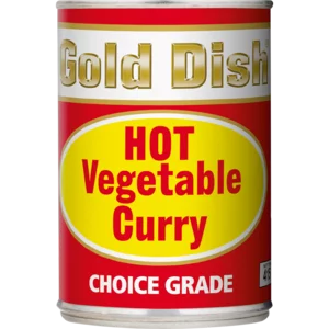 Gold Dish Hot Vegetable Curry Tin 415g