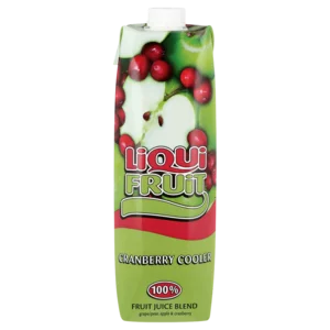 Liqui-Fruit Cranberry Cooler Flavoured Fruit Juice Carton 1L Liqui-Fruit Cranberry Cooler Flavoured Fruit Juice Carton 1L