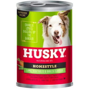 Husky Lamb, Veg & Barley Flavoured Dog Food Can 385g Husky Lamb, Veg & Barley Flavoured Dog Food Can 385g