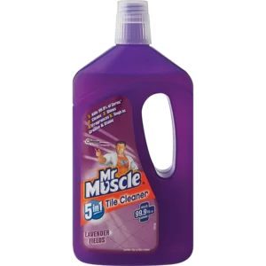 Mr. Muscle 5-In-1 Lavender Fields Tile Cleaner 750ml Mr. Muscle 5-In-1 Lavender Fields Tile Cleaner 750ml