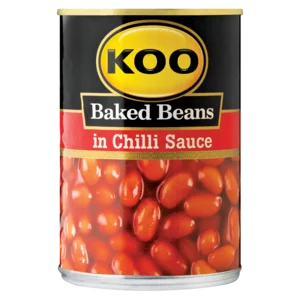 Koo Baked Beans In Chilli Sauce Can 420g Koo Baked Beans In Chilli Sauce Can 420g