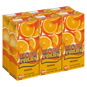Liqui-Fruit 100% Orange Juice Blend Boxes 6x250ml