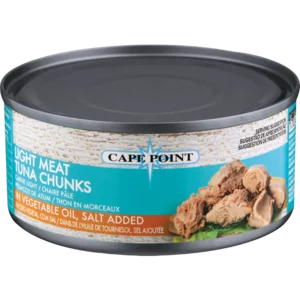 Cape Point Light Meat Tuna Chunks In Vegetable Oil, Salt Added 170g