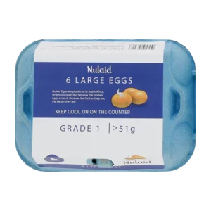 Nulaid Large Eggs 6 x >51g Nulaid Large Eggs 6 x >51g