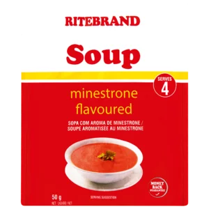 Ritebrand Minestrone Flavoured Instant Soup 50g Ritebrand Minestrone Flavoured Instant Soup 50g