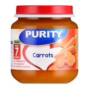 Purity Carrot Baby Food Jar 125ml Purity Carrot Baby Food Jar 125ml