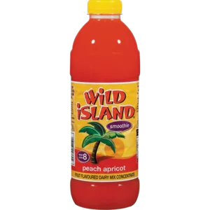 Wild Island Peach & Apricot Concentrated Dairy Blend 1L Wild Island Peach & Apricot Concentrated Dairy Blend 1L
