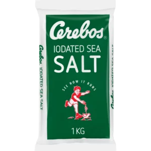 Cerebos Iodated Sea Salt 1KG Pack Cerebos Iodated Sea Salt 1KG Pack