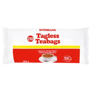 Ritebrand Tagless Teabags 200 Pack