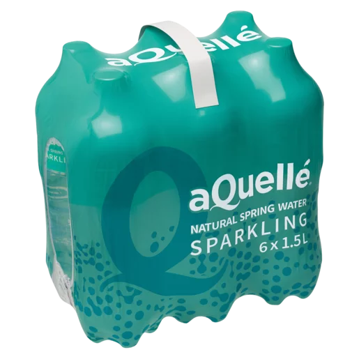 Aquellé Natural Sparkling Spring Water Bottles 6x1.5L Aquellé Natural Sparkling Spring Water Bottles 6x1.5L