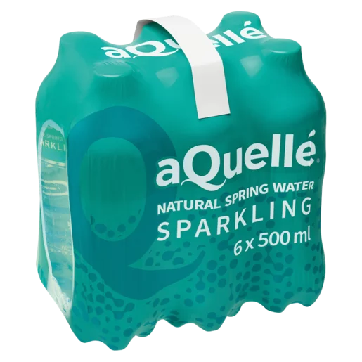 aQuellé Natural Sparkling Spring Water 6x500ml aQuellé Natural Sparkling Spring Water 6x500ml