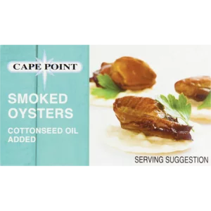 Cape Point Smoked Oysters In Oil 85g Cape Point Smoked Oysters In Oil 85g