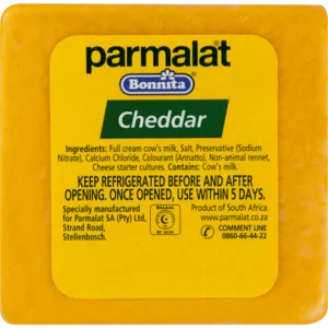 Parmalat Bonnita Cuts Cheddar Cheese Per kg