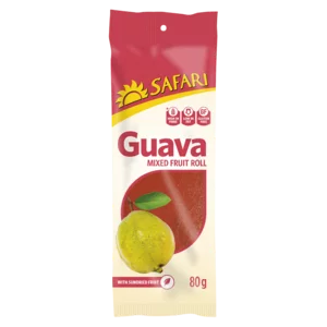 Safari Guava Mixed Fruit Roll 80g Safari Guava Mixed Fruit Roll 80g