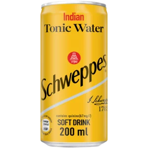 Schweppes Indian Tonic Water Soft Drink Can 200ml Schweppes Indian Tonic Water Soft Drink Can 200ml