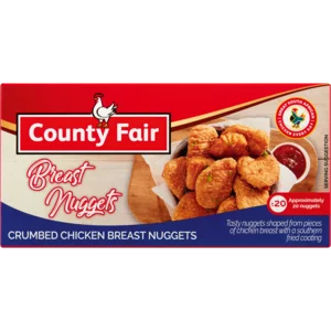 County Fair Frozen Crumbed Chicken Breast Nuggets 400g