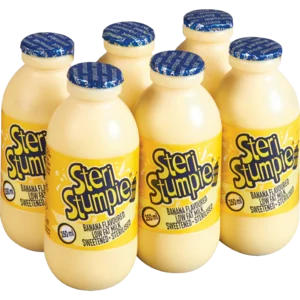 Steri Stumpie Banana Flavoured Milk 6x350ml Steri Stumpie Banana Flavoured Milk 6x350ml