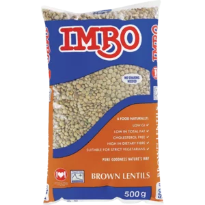 Imbo Brown Lentils 500g