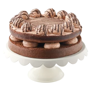 Dessert Cake With Chocolate Toppings