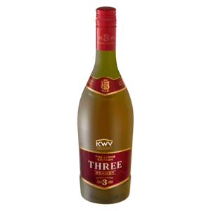 KWV 3 Year Old Brandy Bottle 750ml KWV 3 Year Old Brandy Bottle 750ml
