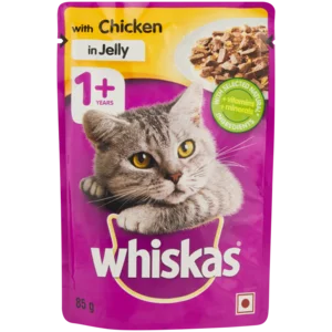 Whiskas Chicken In Jelly Cat Food 85g Whiskas Chicken In Jelly Cat Food 85g