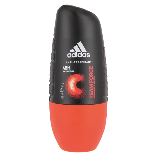 Adidas Team Force Mens Anti-Perspirant Roll-On 50ml Adidas Team Force Mens Anti-Perspirant Roll-On 50ml