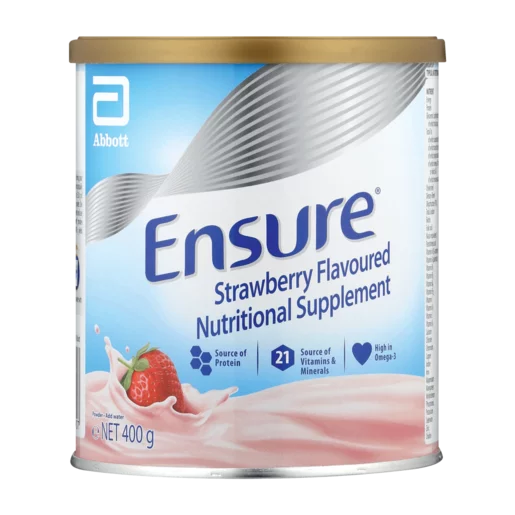 Ensure Strawberry Flavoured Nutritional Supplement 400g Ensure Strawberry Flavoured Nutritional Supplement 400g