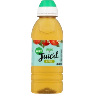 Darling Juic'd Apple Flavoured 100% Fruit Juice 350ml Darling Juic'd Apple Flavoured 100% Fruit Juice 350ml