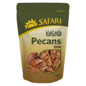 Safari Raw Pecan Nuts 100g Safari Raw Pecan Nuts 100g