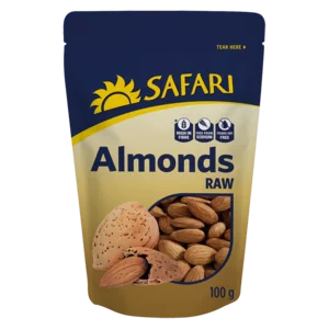 Safari Raw Almonds 100g Safari Raw Almonds 100g