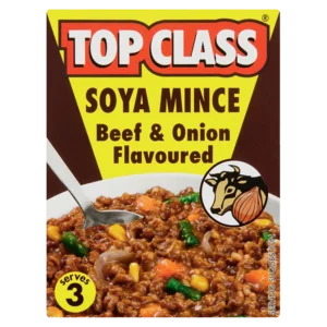 Top Class Beef & Onion Flavoured Soya Mince 100g Top Class Beef & Onion Flavoured Soya Mince 100g