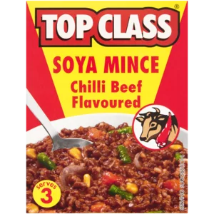 Top Class Chilli Beef Flavoured Soya Mince 100g Top Class Chilli Beef Flavoured Soya Mince 100g