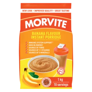 Morvite Original Banana Flavoured Instant Porridge 1kg Morvite Original Banana Flavoured Instant Porridge 1kg