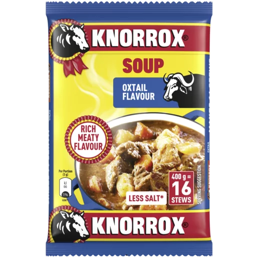 Knorrox Oxtail Flavoured Thickening Soup 400g Knorrox Oxtail Flavoured Thickening Soup 400g