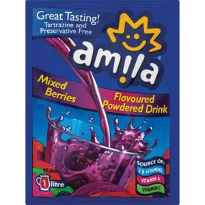 Amila Mixed Berries Flavoured Powdered Drink Sachet 45g