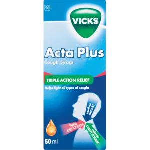 Vicks Acta Plus Cough Syrup 50ml Vicks Acta Plus Cough Syrup 50ml