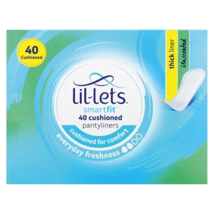 Lil-Lets Smartfit Unscented Thick Pantyliners 40 Pack