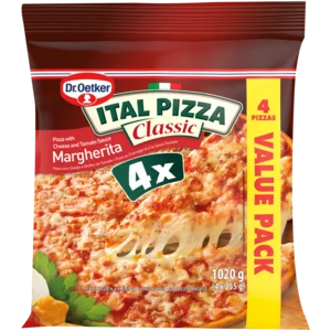 Dr. Oetker Ital Pizza Classic Frozen Margherita Pizzas 4x255g Dr. Oetker Ital Pizza Classic Frozen Margherita Pizzas 4x255g