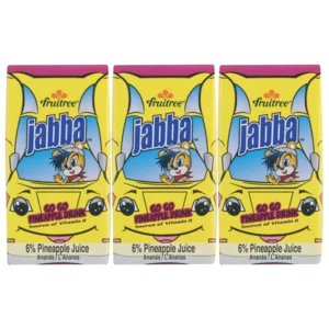 Fruitree Jabba Go Go Pineapple Drink 3x160ml
