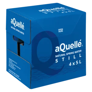 aQuellé Natural Spring Still Water Bottles 4x5L